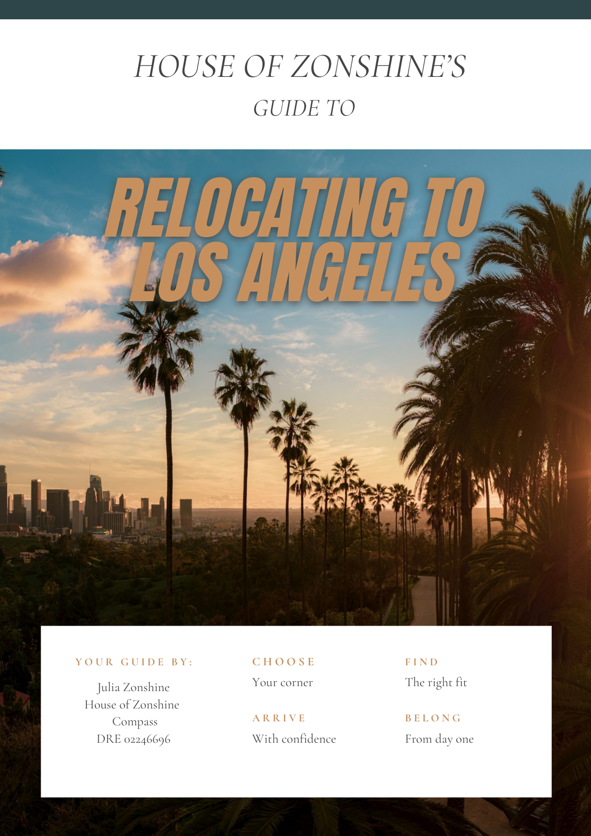 House of Zonshine Los Angeles relocation guide cover