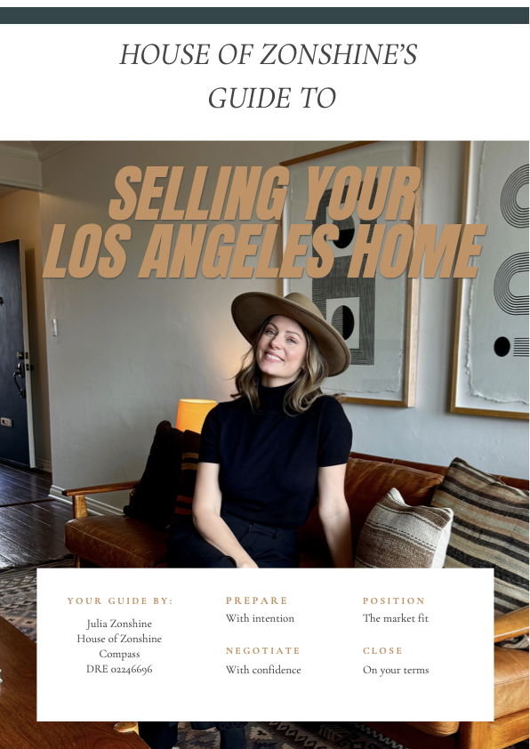 The House of Zonshine Guide to Selling Your Los Angeles Home cover