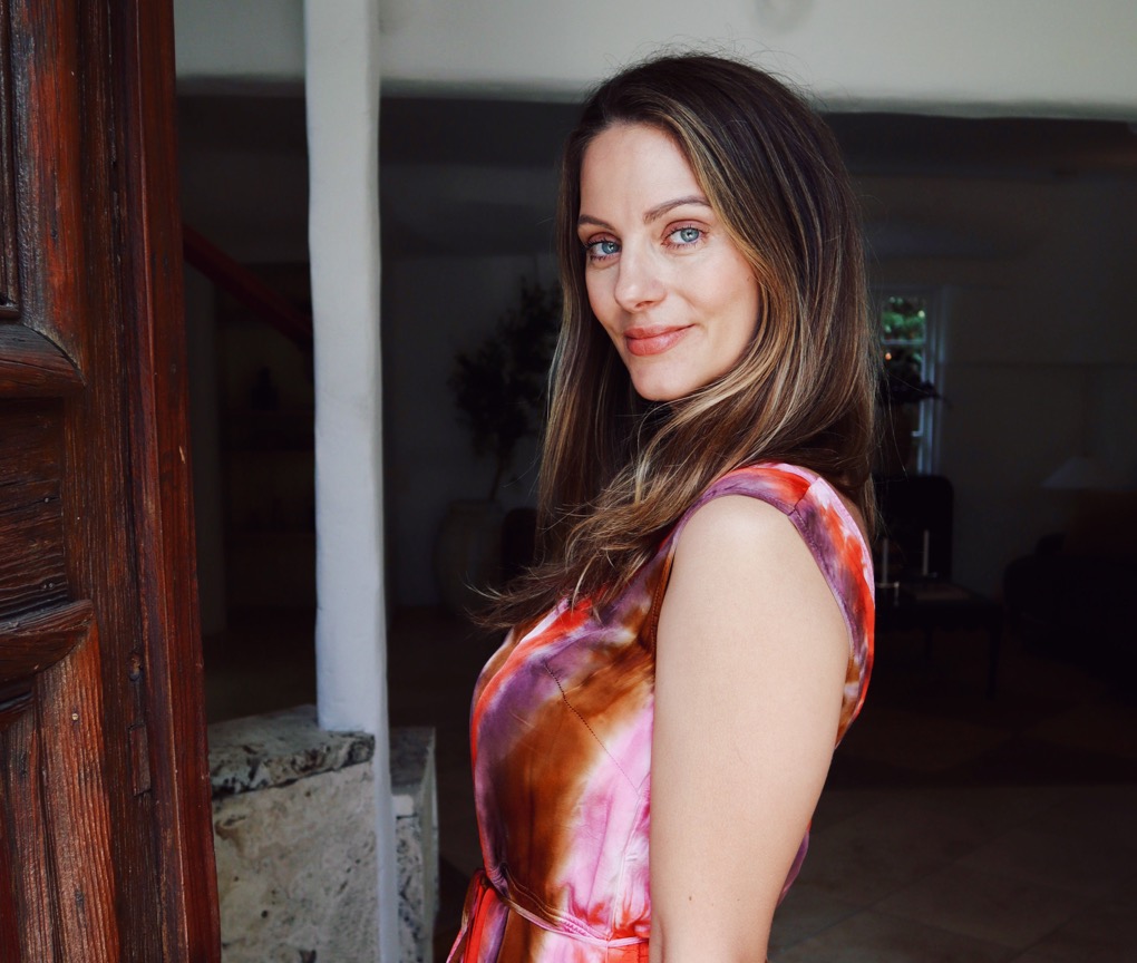 Julia Zonshine standing in the doorway of a Los Angeles home
