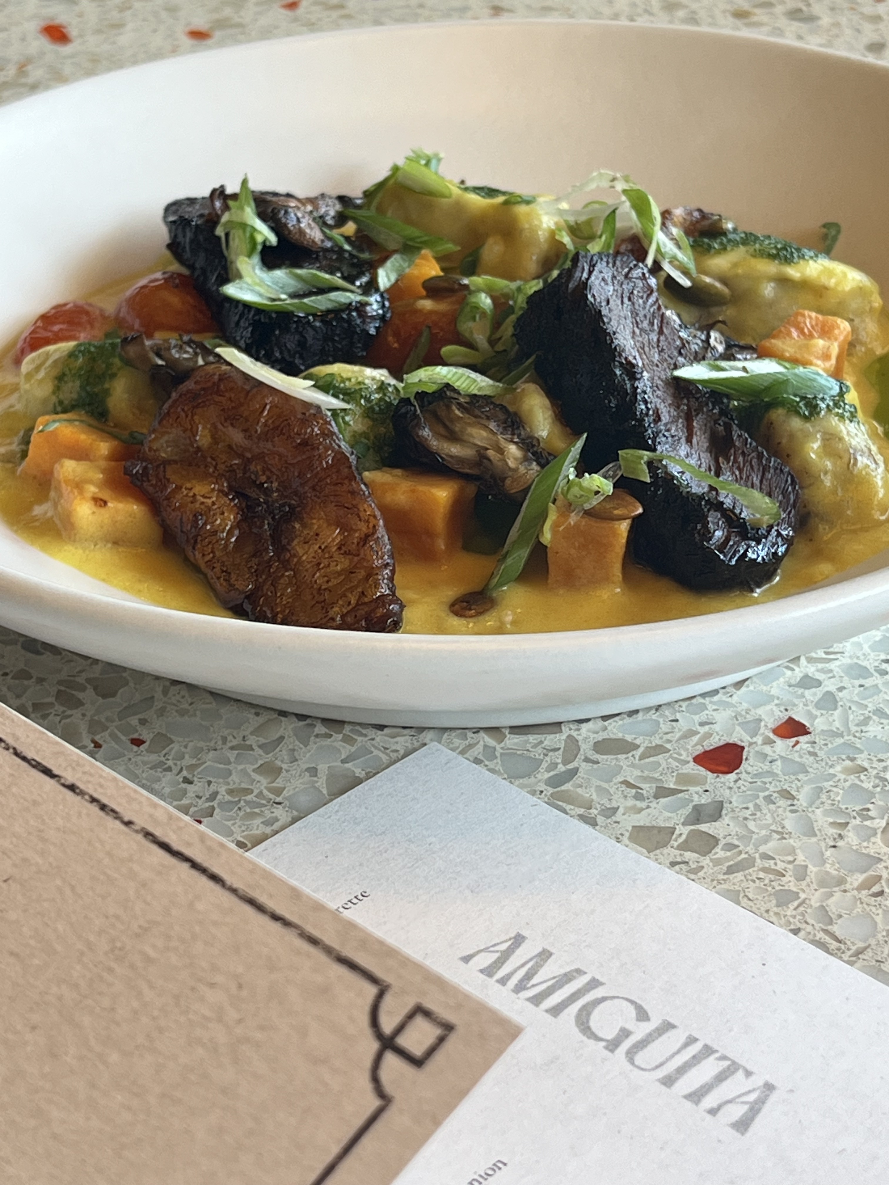 Plantain gnocchi at Amiguita in Sunset Junction