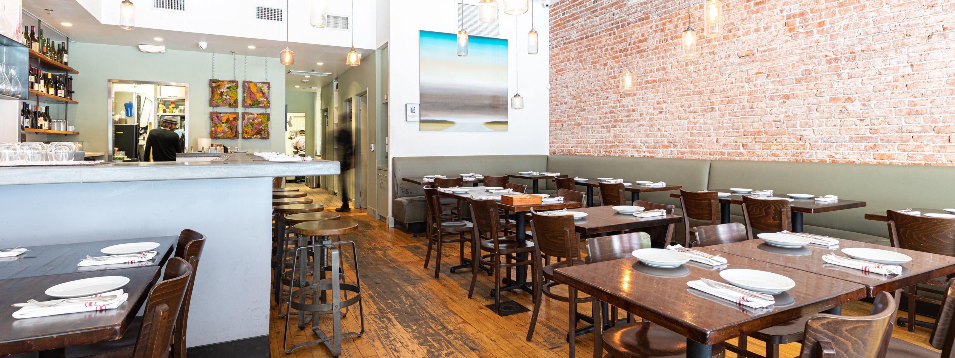 A table of handmade pasta and seasonal dishes at Union in Pasadena