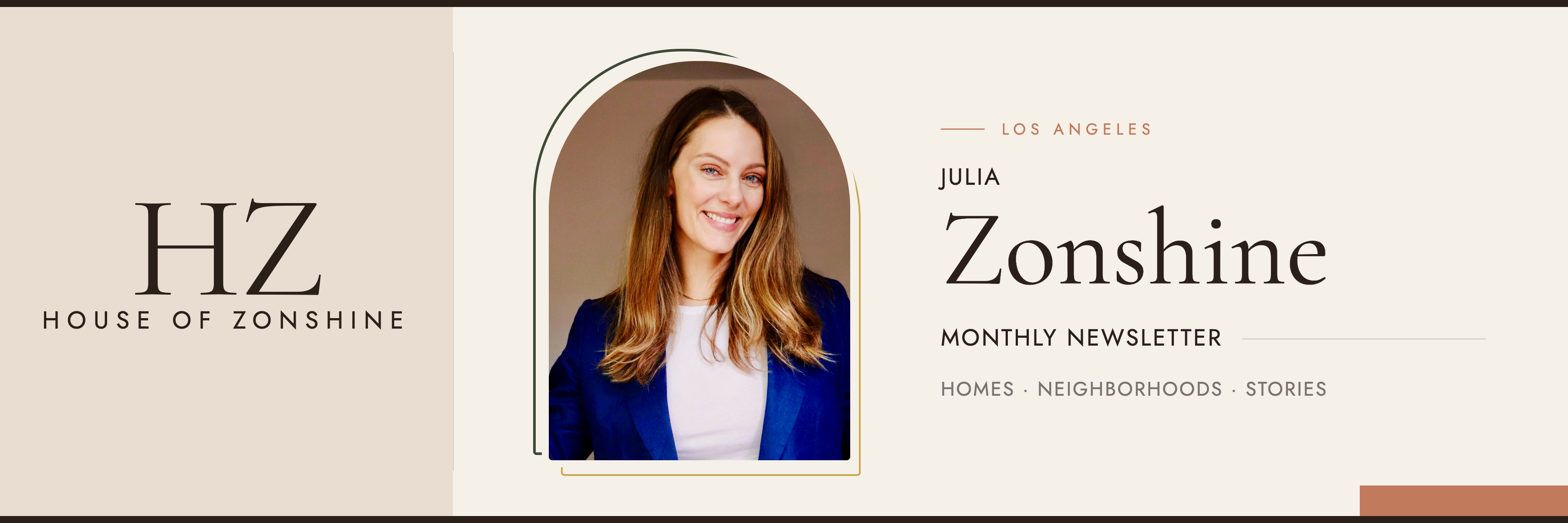 House of Zonshine monthly newsletter by Julia Zonshine