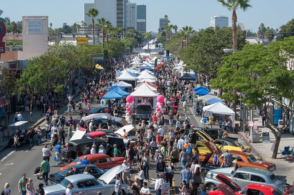 Sherman Oaks Street Fair on Ventura Boulevard